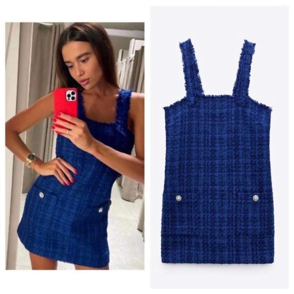 NWT ZARA BLOGGER FAVE Tweed dress